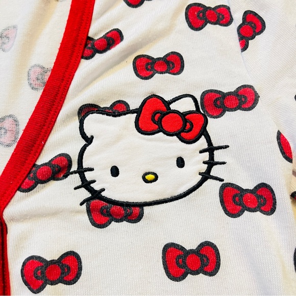 Hello Kitty Cardigan All Over Bow Print - Picture 2 of 5